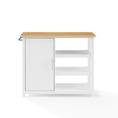 Crosley Tristan Open Kitchen Island/cart - CF3035NA-WH - The Home Selection
