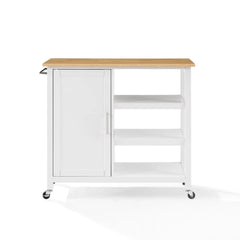 Crosley Tristan Open Kitchen Island/cart - CF3035NA-WH - The Home Selection