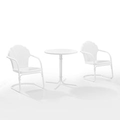 Crosley Tulip 3pc Outdoor Metal Bistro Set - KO10010 - The Home Selection