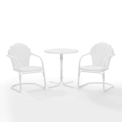 Crosley Tulip 3pc Outdoor Metal Bistro Set - KO10010 - The Home Selection