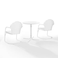 Crosley Tulip 3pc Outdoor Metal Bistro Set - KO10010 - The Home Selection
