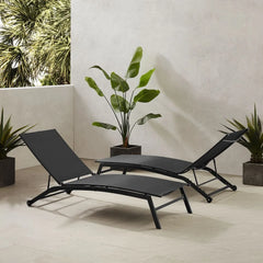 Crosley Weaver 2-piece Outdoor Chaise Lounge Set - KO70390 - The Home Selection