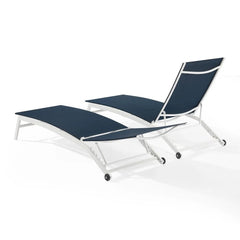 Crosley Weaver 2-piece Outdoor Chaise Lounge Set - KO70390 - The Home Selection