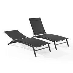 Crosley Weaver 2-piece Outdoor Chaise Lounge Set - KO70390 - The Home Selection
