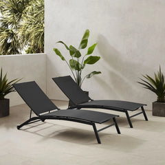 Crosley Weaver 2-piece Outdoor Chaise Lounge Set - KO70390 - The Home Selection