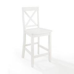 Crosley X-Back 18.25 Inch 2pc Counter Stool Set - CF500424 - The Home Selection