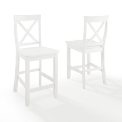 Crosley X-Back 18.25 Inch 2pc Counter Stool Set - CF500424 - The Home Selection