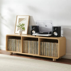 Crosley Zoe Large Record Storage Console - CF1137-AH - The Home Selection