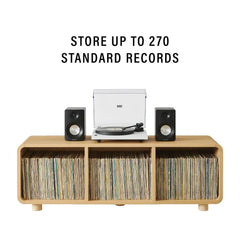 Crosley Zoe Large Record Storage Console - CF1137-AH - The Home Selection