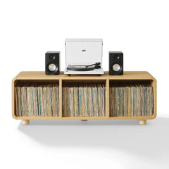 Crosley Zoe Large Record Storage Console - CF1137-AH - The Home Selection