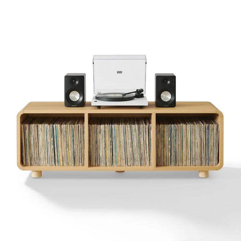 Crosley Zoe Large Record Storage Console - CF1137-AH - The Home Selection