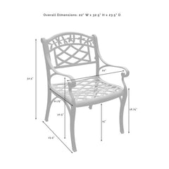 Dropping Crosley Sedona 22 Inch 2pc Armchair Set Black - CO6101-BK - The Home Selection