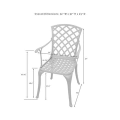 Dropping Crosley Sedona 2pc High Back Armchair Set Black - CO6102-BK - The Home Selection