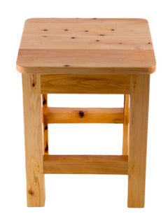 Alfi 10 x10  Square Wooden Bench/Stool Multi-Purpose Accessory - AB4407