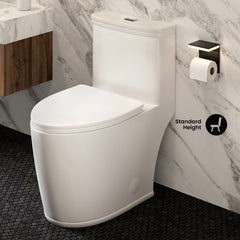 Swiss Madison Beau ﻿One-Piece Elongated Toilet Vortex™ Dual-Flush 1.1/1.6 gpf - SM-1T115 - The Home Selection