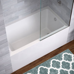 Swiss Madison Voltaire 54" X 30" Right-Hand Drain Alcove Bathtub with Apron - SM-AB558 - The Home Selection