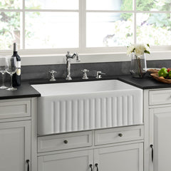 Swiss Madison Delice 30" x 18" Ceramic Farmhouse Kitchen Sink - SM-KS243 - The Home Selection
