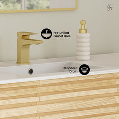 Swiss Madison Cascade 48'' Bathroom Vanity in Natural Oak - SM-BV557
