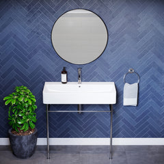 Swiss Madison Carré 36" Console Sink White Basin w/ Legs - SM-CS7 - The Home Selection
