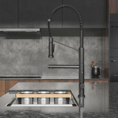 Swiss Madison Novuet Single Handle, Pull-Down Kitchen Faucet with Pot Filler SM-KF74