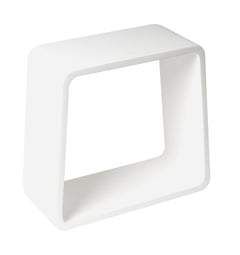 Alfi White Matte Solid Surface Resin Bathroom / Shower Stool - White Matte