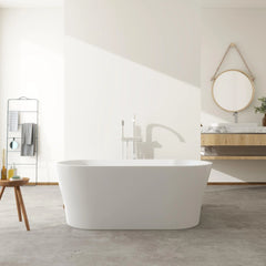 Art 62.2" Acrylic Freestanding Soaking Bathtub – Modern Elegance & Spa Comfort - VA6809