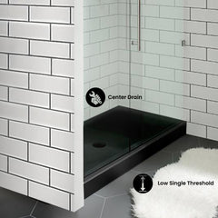 Swiss Madison Voltaire 48" x 36" Center Drain, Shower Base - SM-SB510