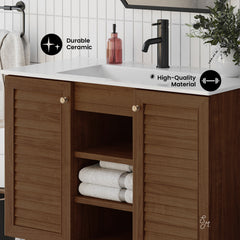 Swiss Madison Bron 36" Freestanding Bathroom Vanity with Sink Top - SM-BV6202