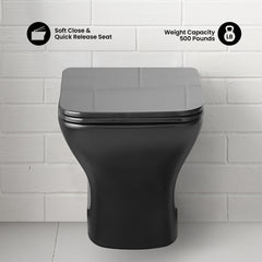 Swiss Madison Carré Wall-Hung Elongated Toilet Bowl - SM-WT455 - The Home Selection