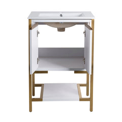 Swiss Madison Marseille 24 Bathroom Vanity in White - SM-BV217WBG - The Home Selection