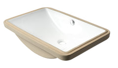 Alfi White 24  Rectangular Undermount Ceramic Sink - ABC603