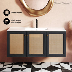 Swiss Madison Classe 48" Wall-Mounted Bathroom Vanity - SM-BV2807