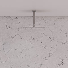 Alfi 12  Oval Brushed Solid Ultra Thin Rain Shower Head - RAIN128