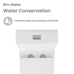 Swiss Madison Dreux One Piece Elongated Dual Flush Toilet with 0.95/1.26 GPF - SM-1T181 - The Home Selection