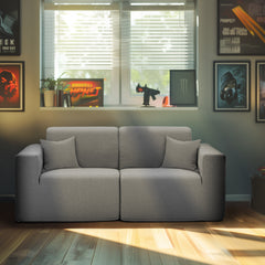 Deko Living 2 Place Seating Compressed Foam Sectional Sofa - CIF50 - The Home Selection