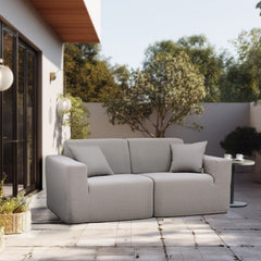 Deko Living 2 Place Seating Outdoor Compressed Foam Sectional Sofas - The Home Selection
