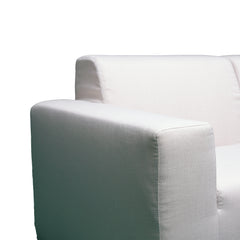 Deko Living 3-Piece Outdoor Compression Foam Sofa and Table Set - The Home Selection