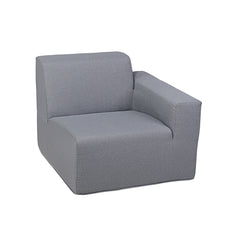 Deko Living 4 Place Seating Compressed Foam Sectional Sofa and Ottoman Set - CIF50 - The Home Selection