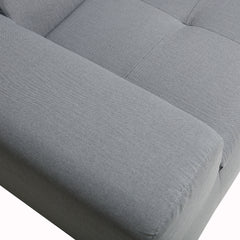 Deko Living 4 Place Seating Compressed Foam Sectional Sofa and Ottoman Set - CIF50 - The Home Selection