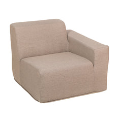 Deko Living 4 Place Seating Outdoor Compressed Foam Sectional Sofas and Ottoman Set - The Home Selection