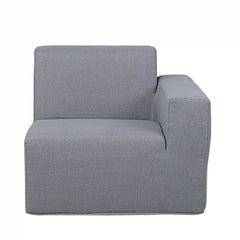 Deko Living 4 Place Seating Outdoor Compressed Foam Sectional Sofas and Ottoman Set - The Home Selection