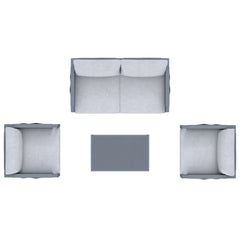 Deko Living 4 Place Seating Outdoor Gray Sofa and Table Set - COP30014 - The Home Selection