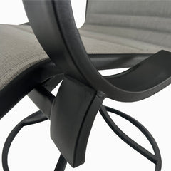 Deko Living 4 Place Seating Outdoor Patio Dining Table and Swivel Chairs Set - COP30705 - The Home Selection