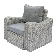 Deko Living 5 Place Seating Outdoor Wicker Sofa and Sofa Chair Set with Table - COP30 - The Home Selection