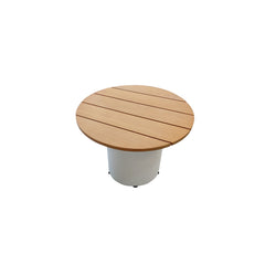 Deko Living 6 Place Seating Outdoor Aluminum and Teak Contour Sofa Set - COP30 - The Home Selection