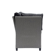 Deko Living Outdoor Wicker Sectional Sofa & Ottoman Set with Table - COP30006 - The Home Selection