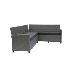 Deko Living Outdoor Wicker Sectional Sofa & Ottoman Set with Table - COP30006 - The Home Selection