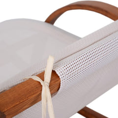 Deko Living Outdoor Wooden Frame Lounge Daybed with White Upholstery and Canopy - COP20205WHT - The Home Selection