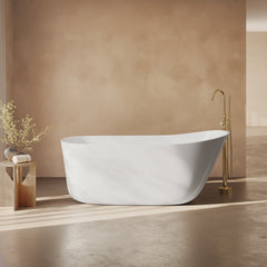 Swiss Madison Sublime 67" Single Slipper Freestanding Bathtub - SM-FB573 - The Home Selection