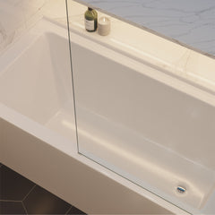 Swiss Madison Voltaire 60" X 32" Right-Hand Drain Alcove Bathtub with Apron - SM-AB594 - The Home Selection